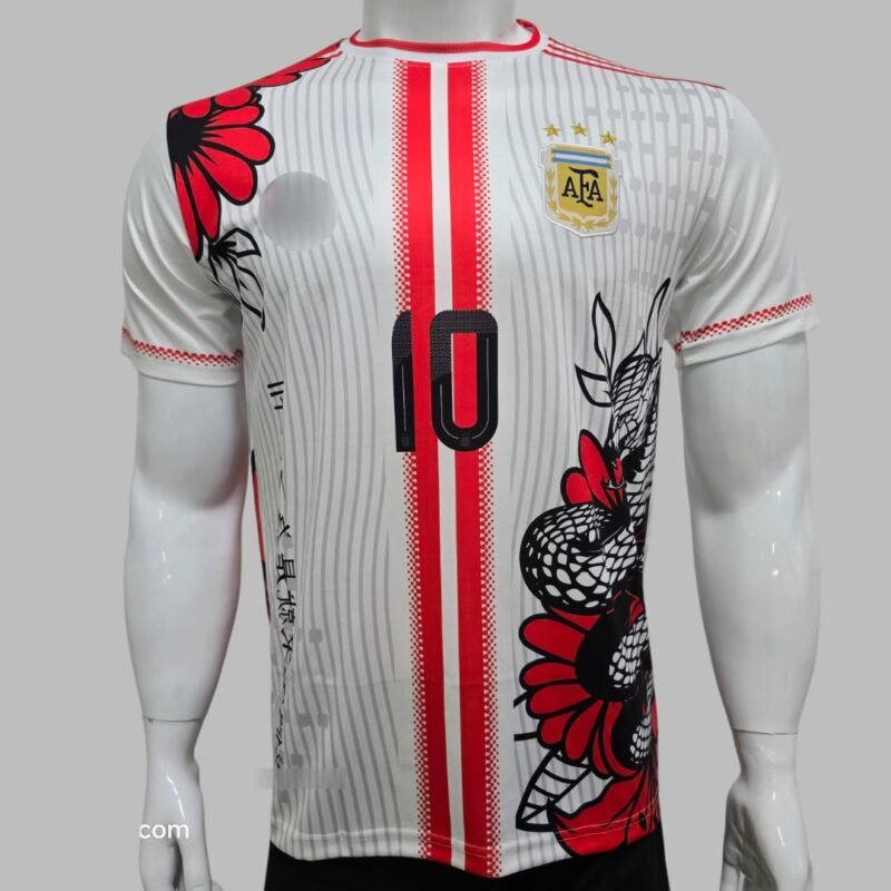ARGINTINA SPECIAL EDITION DRAGON MESSI JERSEY 2025 RED (3)