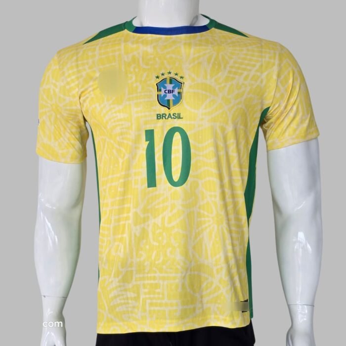 BRAZIL HOME NEYMER JERSEY 2025 (3) BRAZIL HOME NEYMER JERSEY 2025 (3)