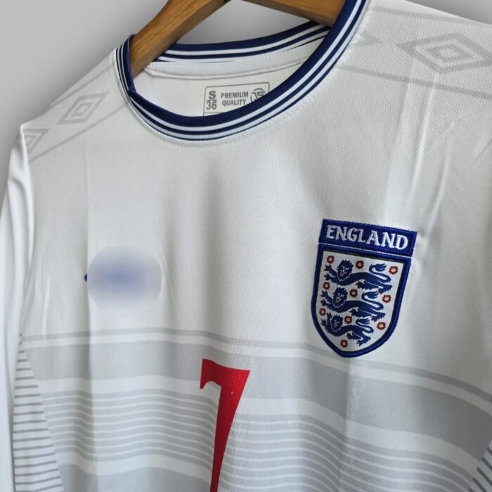 ENGLAND BECKHAM JERSEY WHITE FULL (2)