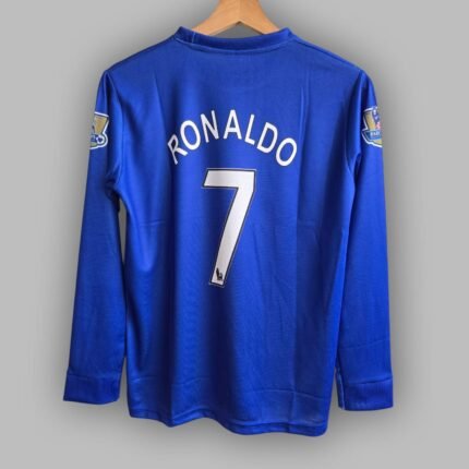 MANCHESTER AIG BLUE RONALDO JERSEY 2008 FULL