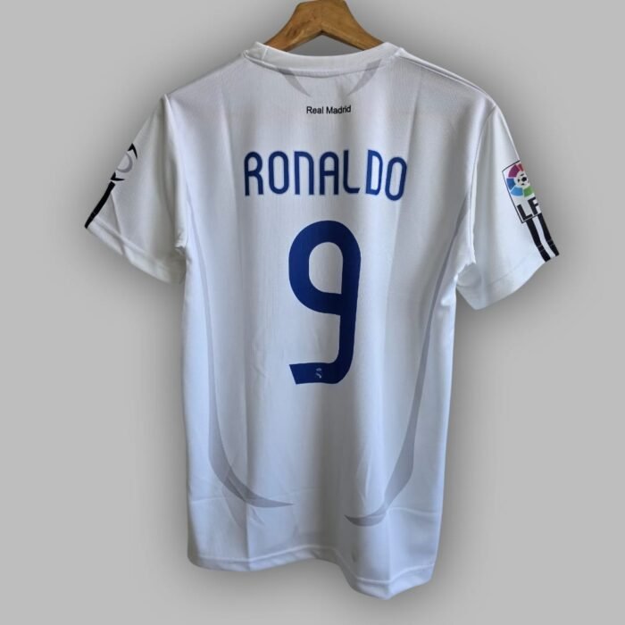 REAL MADRIAD BENQ RONALDO JERSEY WHITE (3)
