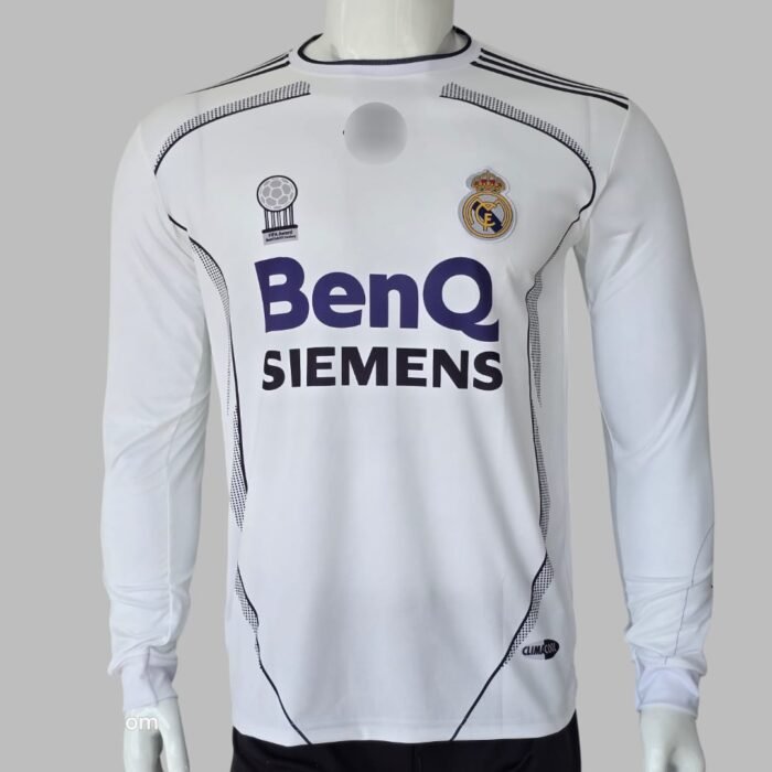 REAL MADRID BENQ BECKHAM JERSEY WHITE (2) REAL MADRID BENQ BECKHAM JERSEY WHITE (2)