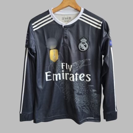REAL MADRID DRAGON RONALDO JERSEY FULL BLACK