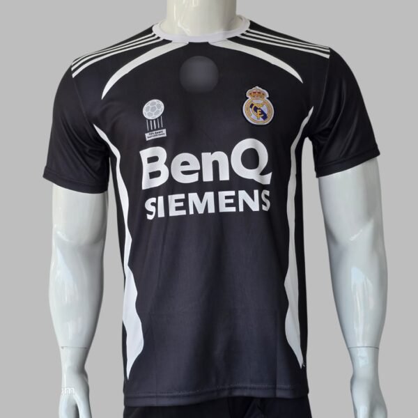 real madrid benq beckham jersey black (3)