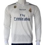 Real Madrid CF 2017/2018 Home Football Jersey – Long Sleeve Edition