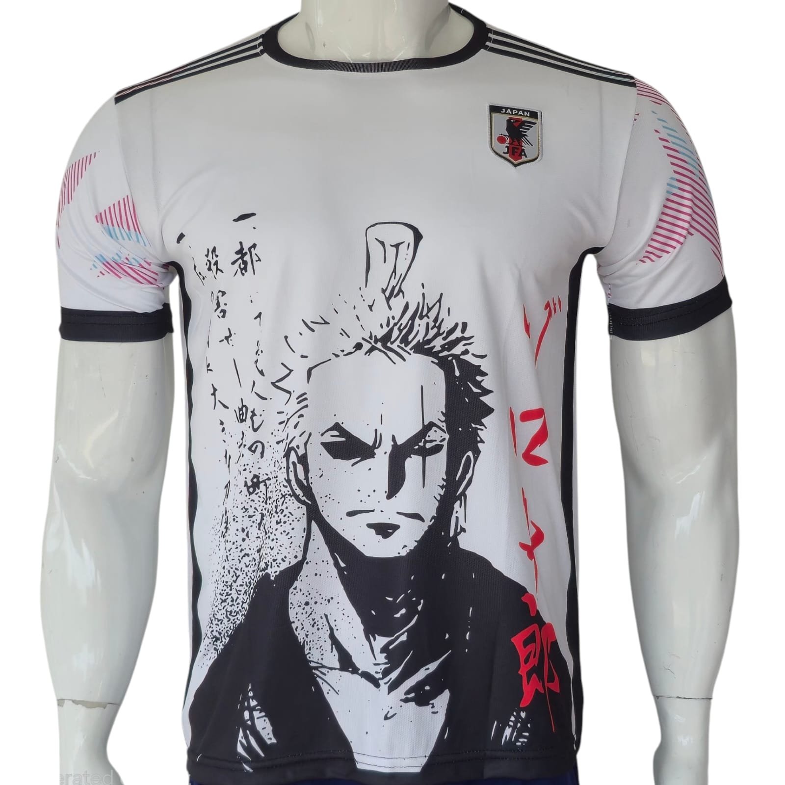 WhatsApp Image 2026-08-12 at 4.34.46 PM (1) Japan National Football Team Special Edition "Roronoa Zoro" Anime Jersey - Image 1