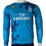 Real Madrid CF 2017/2018 Third Football Jersey – Long Sleeve Edition