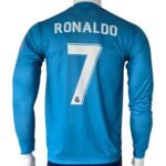 Real Madrid CF 2017/2018 Third Football Jersey – Long Sleeve Edition - Image 3