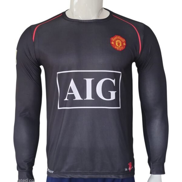 Manchester United 2007-08 Retro Long Sleeve Away Kit