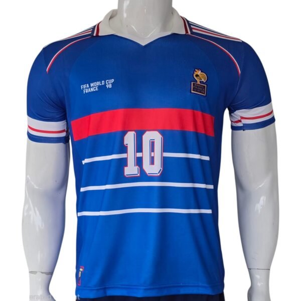 France 1998 World Cup Final Retro Home Jersey #10