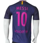 Barcelona Messi 2016-17 Away Jersey back view