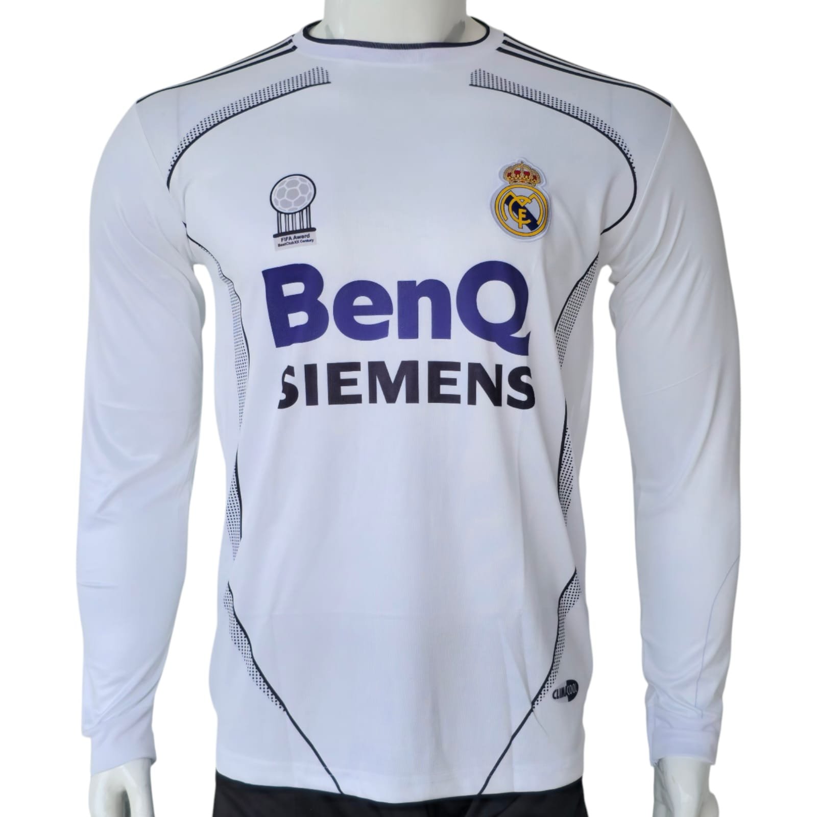 WhatsApp Image 2026-09-05 at 10.30.26 AM (1) Real Madrid 2006-07 Home Retro Long Sleeve Jersey - Image 1