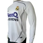 Real Madrid 2006 Bekham Longsleeve Jersey side view