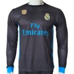 Real Madrid 2017-18 Away Retro Long Sleeve Jersey