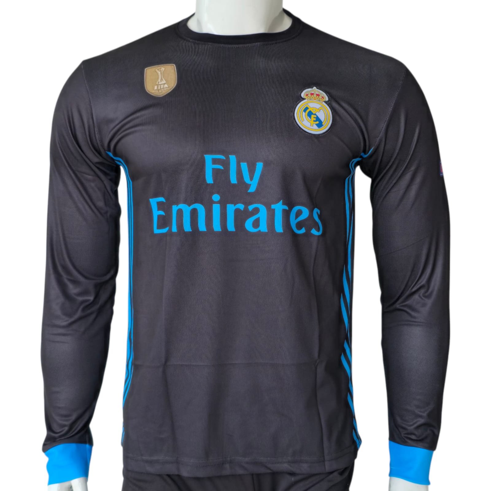 WhatsApp Image 2026-09-05 at 10.30.30 AM (1) Real Madrid 2017-18 Away Retro Long Sleeve Jersey - Image 1