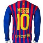 FC Barcelona 2011-12 Home Retro Long Sleeve Jersey - Image 3