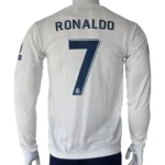Real Madrid 2018 Long Sleeve Jersey back view
