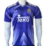 Real Madrid 1996/1997 Season Away Retro Football Jersey