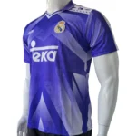 Real Madrid 1996/1997 Season Away Retro Football Jersey - Image 3