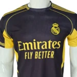 Real Madrid CF 2025/26 Special Edition Jersey – Black & Gold - Image 3