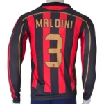 AC Milan 2006–07 "Athens Glory" polo Neck Long Sleeve Jersey - Image 3