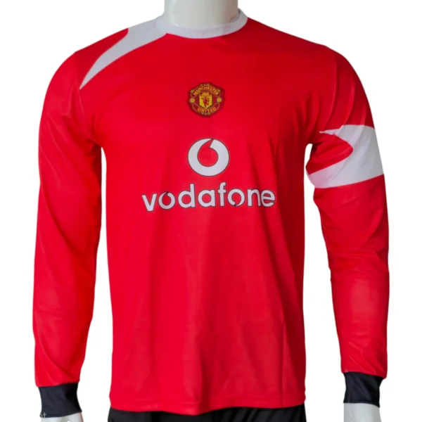 Manchester United 2004/06 Home Long Sleeve Retro Football Jersey