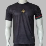 Portugal Cristiano Ronaldo (CR7) "GOAT" Special Black Concept Jersey