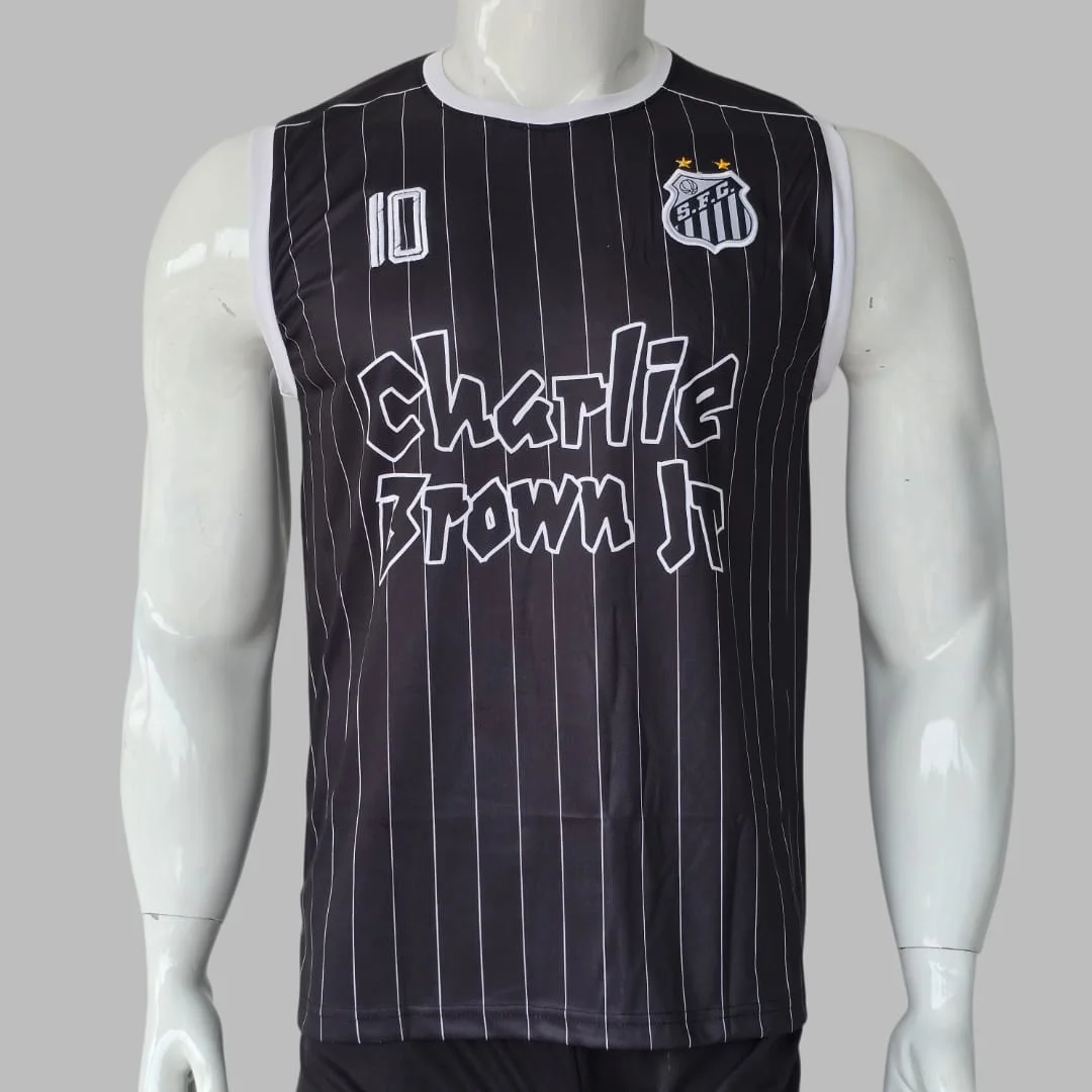 WhatsApp Image 2026-09-25 at 1.40.42 PM Santos FC x Charlie Brown Jr. Special Edition Sleeveless Jersey - Image 1