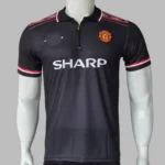 Manchester United 1998/1999 Retro Away Football Jersey – "The Treble" Zipper Edition