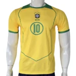 Brazil National Football Team 2004 "Total 90" Home Jersey – Ronaldinho