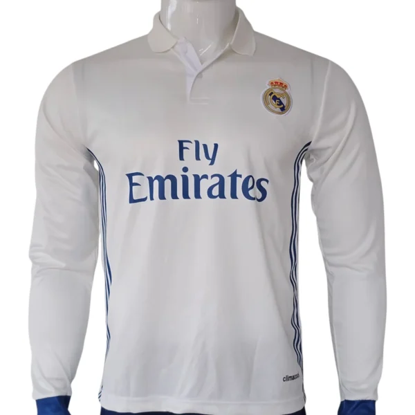 Real Madrid 2016–17 Home Long Sleeve Jersey