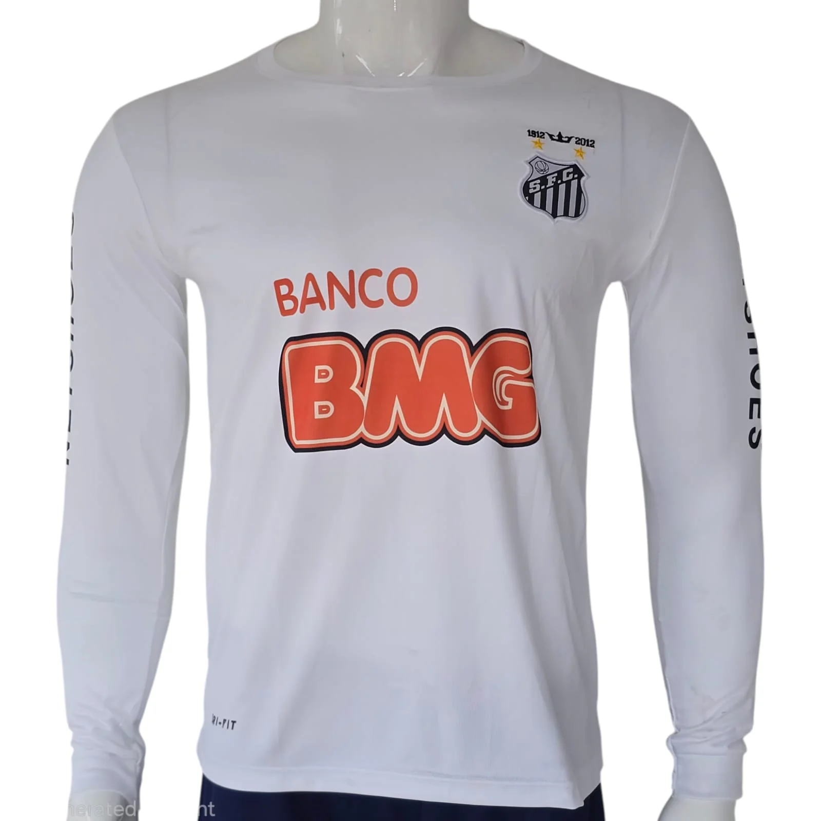 WhatsApp Image 2026-09-28 at 11.43.45 AM (1) Santos FC 2012 "Centenary" Long Sleeve Home Jersey - Image 1