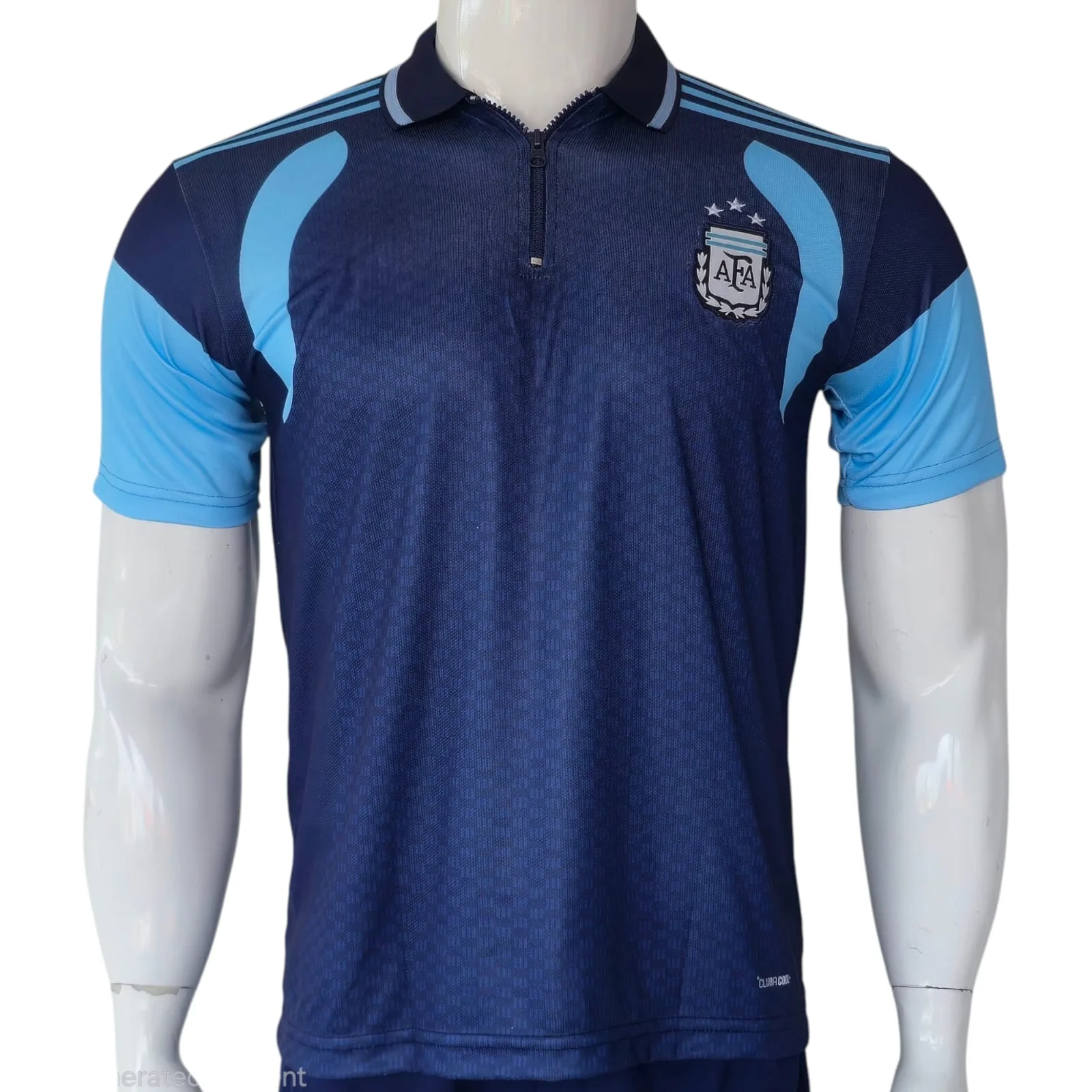 WhatsApp Image 2026-09-28 at 11.47.29 AM (1) Argentina 2026 "Tiro" Elite Training Zipper Polo Jersey - Image 1