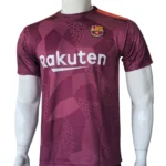 FC Barcelona 2017–18 "Night Maroon" Third Jersey