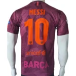 FC Barcelona 2017–18 "Night Maroon" Third Jersey - Image 3