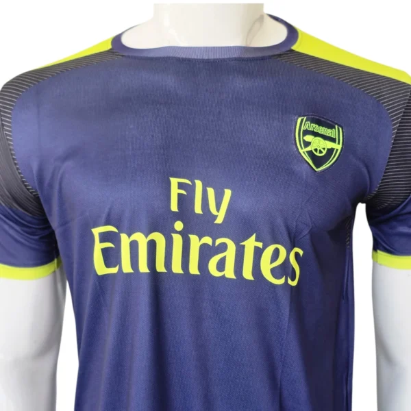 Arsenal 2017/18 Retro Away Jersey side view