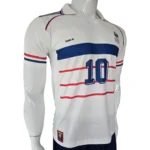 France 1984 Away Retro #10 Zidane Jersey side view