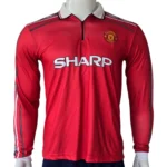 Manchester United 1998-2000 Retro Home Long Sleeve Jersey