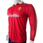 Manchester United 1998-2000 Retro Home Long Sleeve Jersey - Image 2