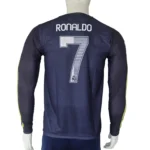 Real Madrid 2009/10 Away Long Sleeve Jersey back view