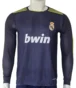 Real Madrid 2009/10 Away Long Sleeve Jersey