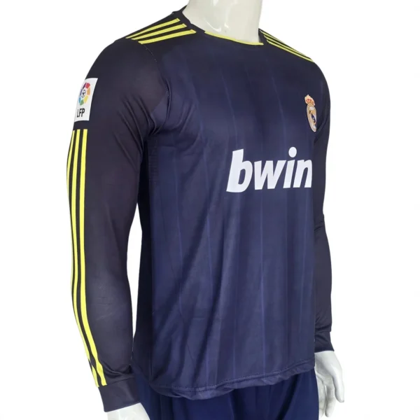 Real Madrid 2009/10 Away Long Sleeve Jersey side view