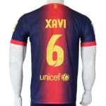 Barcelona 2012/13 Home Jersey back view