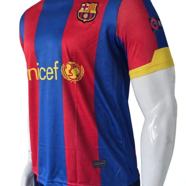 Barcelona 2010/11 Retro Home Jersey side view