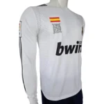 Real Madrid 2009-10 Retro Home Long Sleeve Jersey – Bwin Sponsor Edition - Image 2
