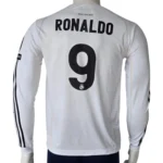 Real Madrid 2009-10 Retro Home Long Sleeve Jersey – Bwin Sponsor Edition - Image 3
