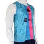 FC Barcelona 2023-24 Training Sleeveless Tank Top – Light Blue Map Graphic Edition - Image 2
