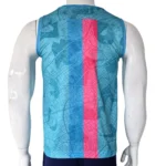 FC Barcelona 2023-24 Training Sleeveless Tank Top – Light Blue Map Graphic Edition - Image 3