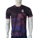 Real Madrid Black & Pink Jaguar Jersey