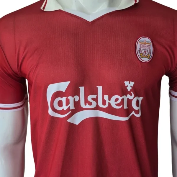 Liverpool 1996-98 Home Retro Jersey side view